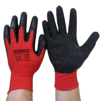 Bodytech Grab n Grip, Red/Black, Pair