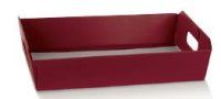 A4 Tray in Burgundy Fiber Finish 310X240X105