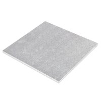 18" Square Cake Drum Silver Foil - 460 x 460 x 12mm
