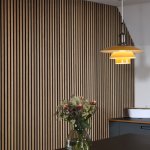 Fibrotech Acoustic Panel 2.44m x 605mm x 22mm - Oiled Oak