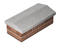 Concrete T/W 125mm x 610mm Coping