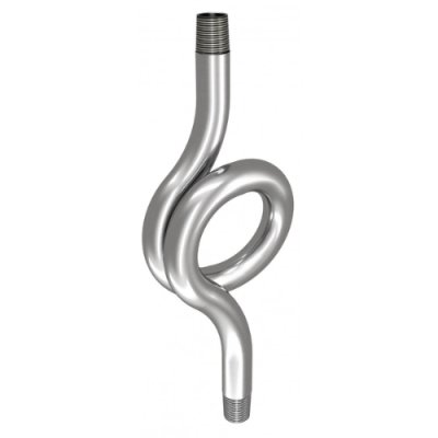 Krulstaart voor manometer 1/2MM