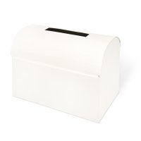 Small White Silk Chest Post Box 380 x 230 x 250mm - Pack of 1
