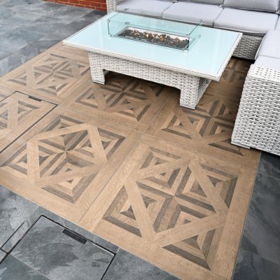 Tippers Porcelain Paving Old Manor Dark 900mm x 900mm x 20mm