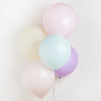 Pastel 18" Latex Balloons - Pack of 5