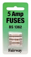PREPACK FUSES 5AMP (PK of 4)