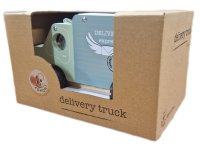 Big Wooden Delivery Truck (20x10x12cm)