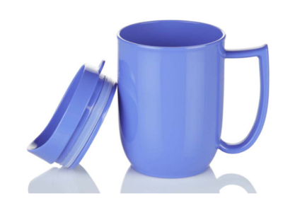 Blue Dining Mug with lid