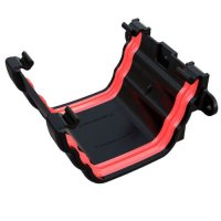 Ogee Gutter Union Black, ogee gutters, building plastics