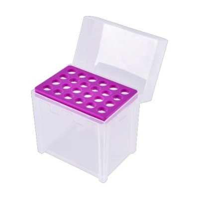 Empty Pipette Tip Box, PP, Tip Capacity 100-5000µl, 24 places