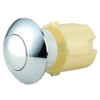 Thomas Dudley 316562 91mm Pushflo Dome Single Flush Chrome Toilet Push Button - Multi-Colour