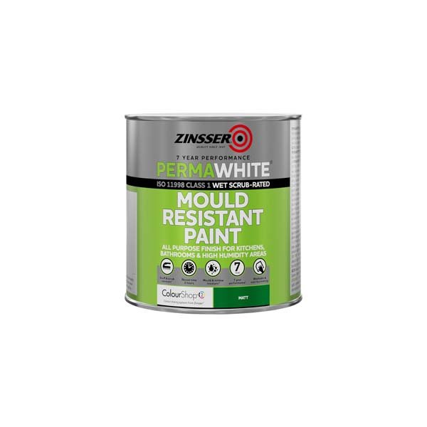 Zinsser Perma White Matt 1L Can