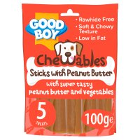 Good Boy Chewables Peanut Butter Sticks 5pk x 18
