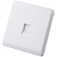 Slimline 1 Gang RJ45 Outlet