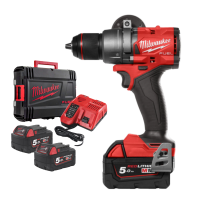 Milwaukee M18™ FUEL™ Percussion Drill with 2 x 5.0Ah Batteries