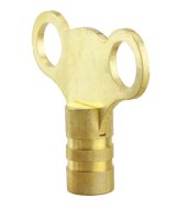 RADIATOR CLOCK TYPE VENT KEY BRASS