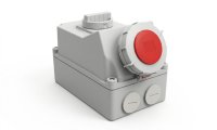 Ebasee CEE IP67 63A Combi Unit 5X63A 380V Red