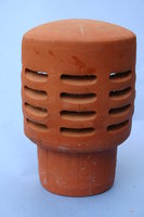 Clay Chimney Gas Terminal 180mm Terracotta