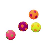 Nobby Foam Rubber Football Assorted Colours 5.7cm