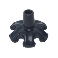 Walking Stick Crown Ferrule is a black highly durable rubber top for a walking stick.