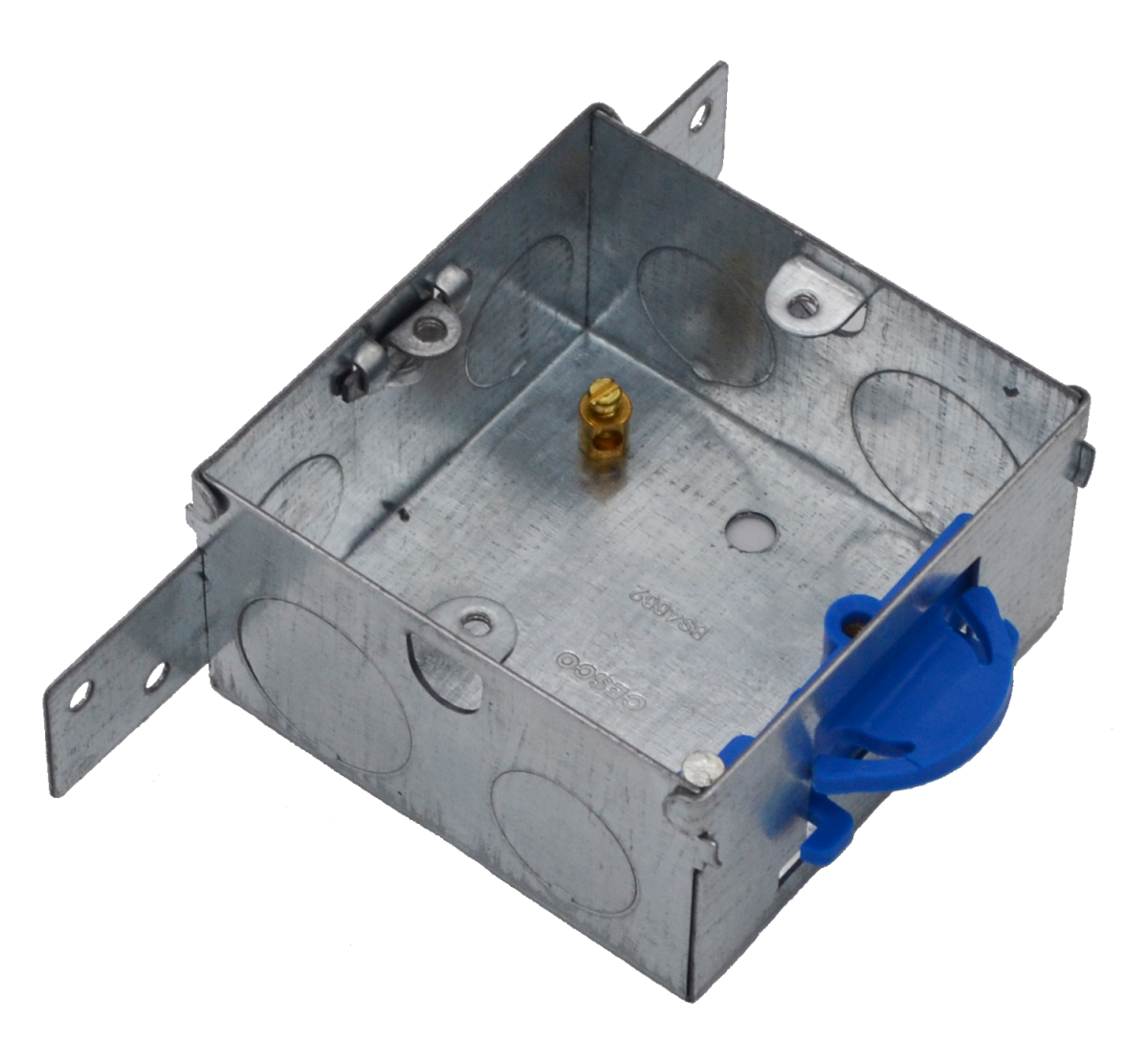 Cesco 35mm 1 Gang Side Fixing Metal Box