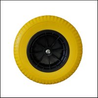 Flat Proof Replacement Wheel for Wheelbarrow (Yellow Tyre)