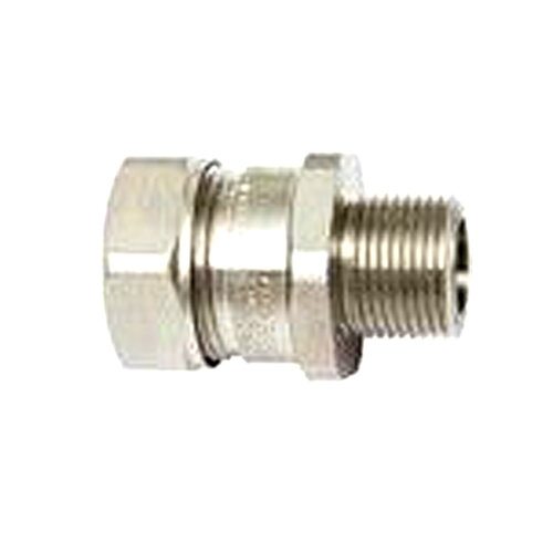 Conduit Gland 16mm NPT050 Nickel Plated Brass Flameproof Barrier