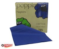 Blue Paper Napkins