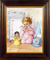 Framed Picture/Praying Girl   (8320/GIRL)