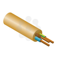 3x0.5mm PVC Flex Gold