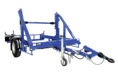 CABLE DRUM TRAILER S2500 - Drums &Oslash; 1200 to 3200 mm - Useful width : 1,75 m - Payload : 2540 kg
