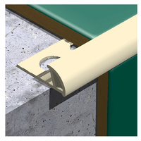 Ivory / Jasmine Round 10mm Tile Trim 2.4 Metre