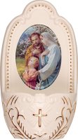 Porcelain Font/5 1/4 inch - Holy Family   (30192)