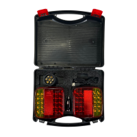LED REAR LIGHT SET 12V/24V - 7 PIN MAGNETIC WIRELESS KIT 