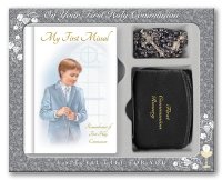 Communion Gift Set/Boy/Rosary/Purse   (C5190)