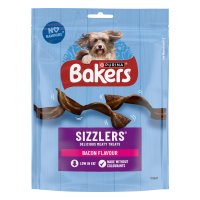 Bakers 12621274 Sizzlers Bacon Dog Treats 6x90gm