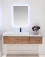 VENICE 600W x 800H mm LED Mirror With Touch Switch - Demister Pad & Bluetooth
