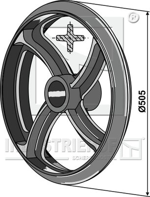 Quivogne IN314-509- Cambridge Roll Ring Ø505mm