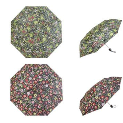 Folding Umbrella Floral Pattern 