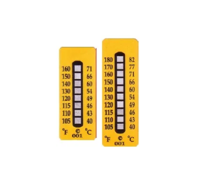 IRREVERSIBLE TEMPERATURE CHECK LABELS