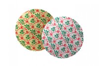 10" Asst Christmas printed Double thick Cards 10pk 