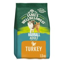 James Wellbeloved Cat Adult Hairball Rich in Turkey 1.5kg