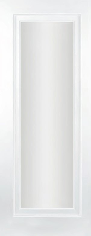 Primed Carrick 1 Panel Stepped Clear Glass