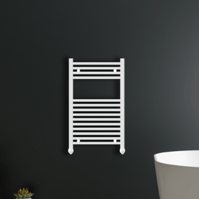 Vaporo Alta Straight 22mm Heated Towel Rail  800 x 500mm - White