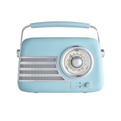 iTek Vintage Bluetooth Radio - Blue | I60028BLU 1