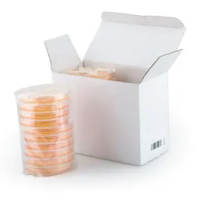 Microinstant&reg; Listeria agar (Ottaviani and Agosti)- ISO 11290. Chromogenic medium for the isolation of Listeria spp and the presumptive identification of L. monocytogenes.