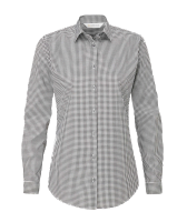 DISLEY BLACK AND WHITE GINGHAM L/S BLOUSE