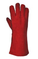 Welders Gauntlet Glove - Red XL