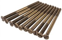 Antique Brass 50mm Screws - Bag of 100