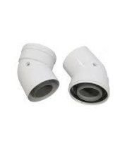 Baxi 135 Degree Flue Bend with Fixing Screws - Pair 720647901